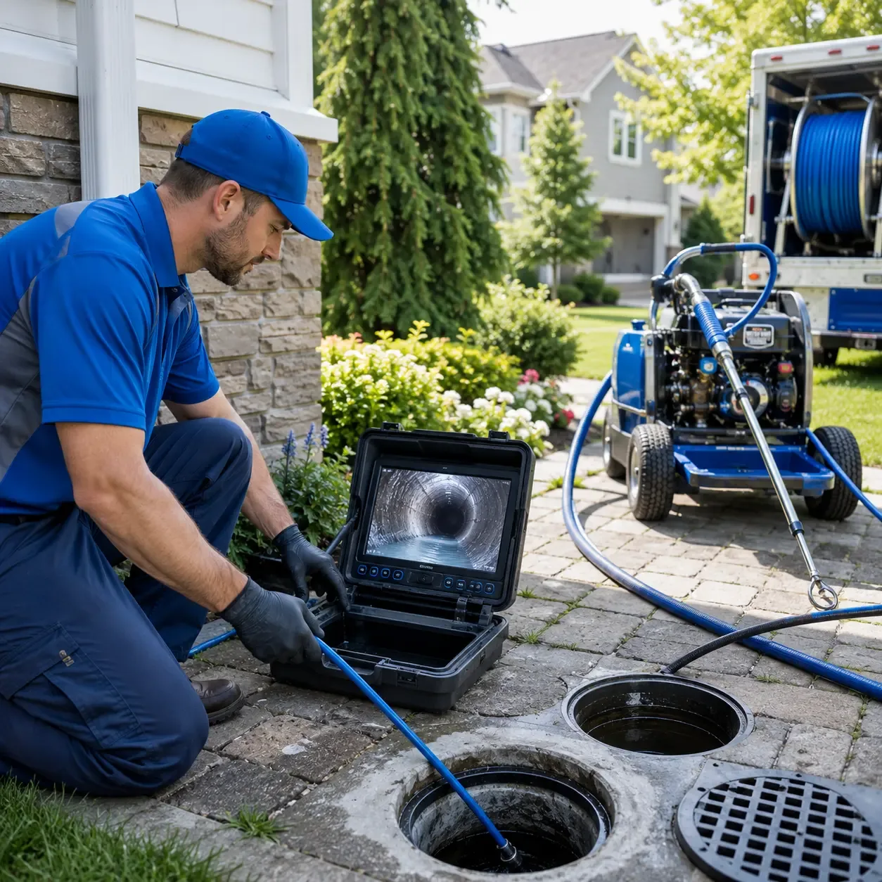 Outdoor drain cleaning professionals serving Assumption, IL