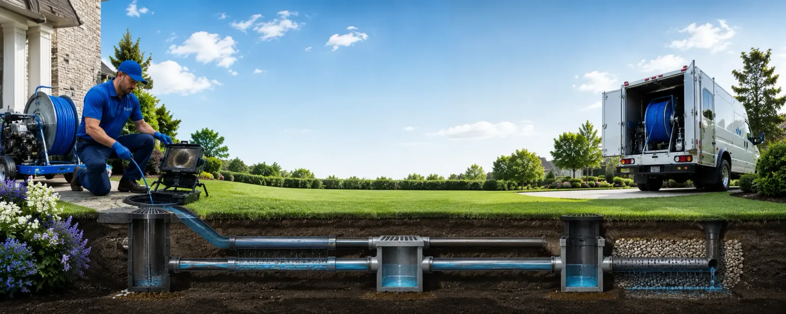 Outdoor drain cleaning information for Assumption, IL