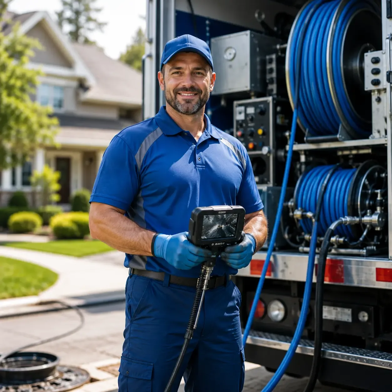 Local outdoor drain cleaning specialists in Assumption, IL